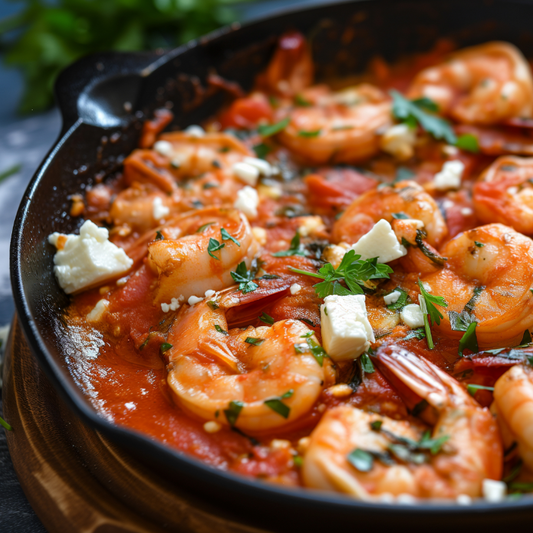 Shrimp Saganaki (GF)